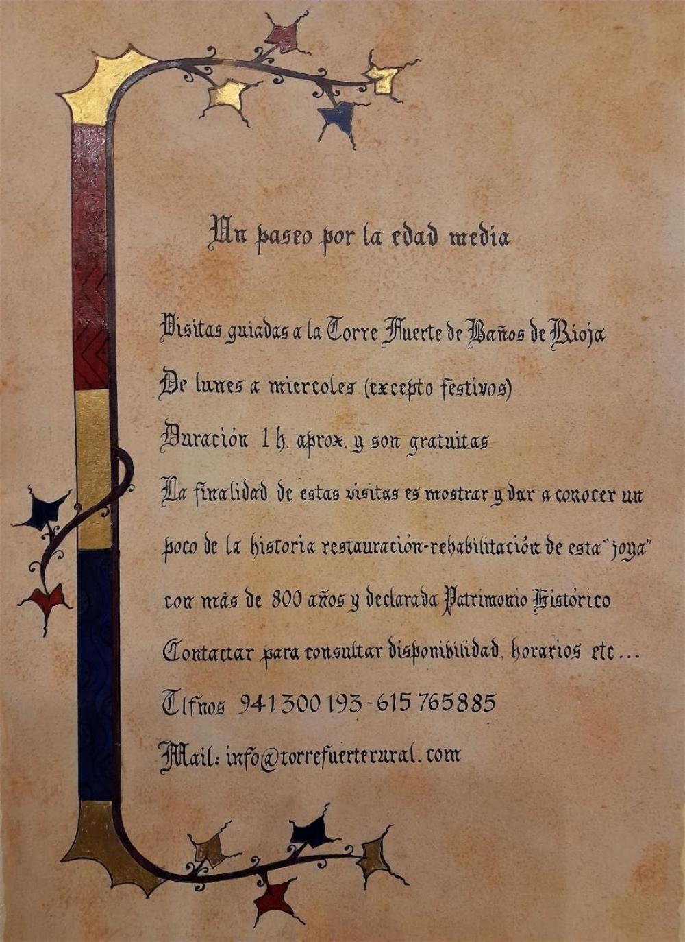 Torre Fuerte Siglo XIII Guest House Banos de Rioja Ngoại thất bức ảnh